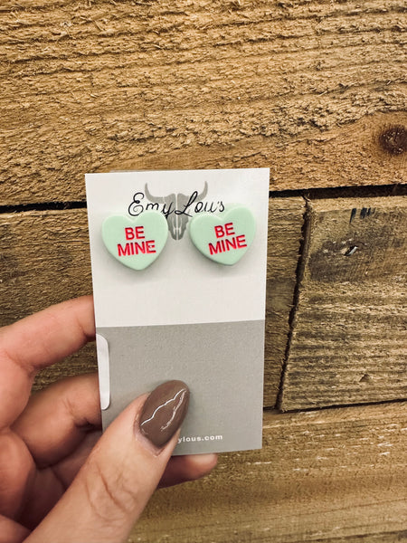 Conversation Heart Earrings