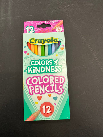 Crayola Colored Pencils, Colors of Kindness 12 count