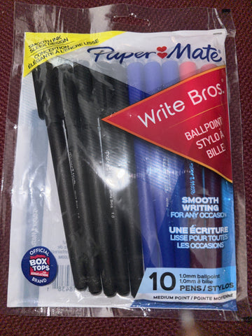 Paper mate Blue/Black/Red 10 count