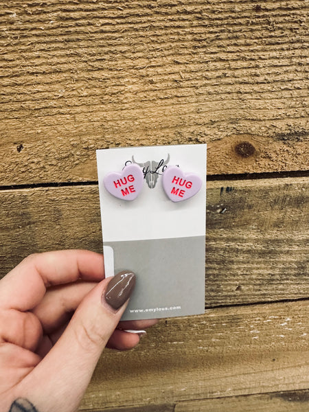 Conversation Heart Earrings