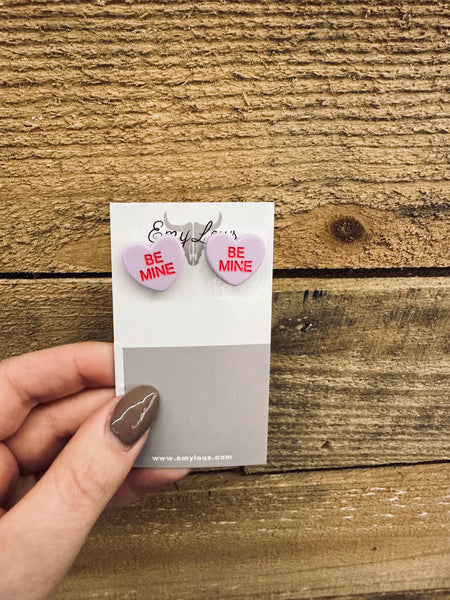 Conversation Heart Earrings