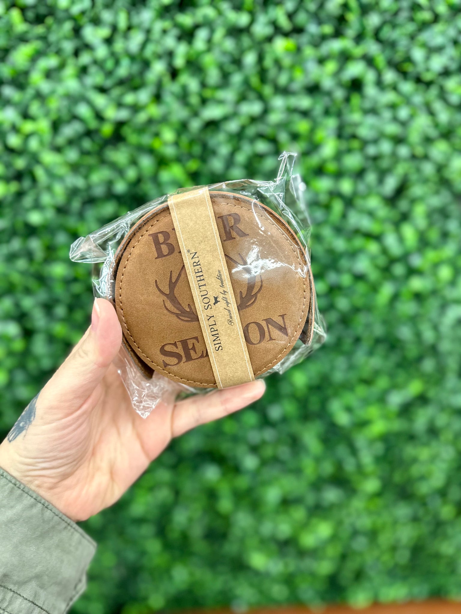 Men’s Leather Coaster