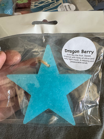 Star Car Freshie - Dragon Berry Light Blue