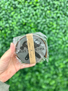 Men’s Leather Coaster