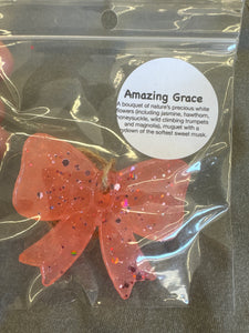 Mini Bow Car Freshie - Amazing Grace