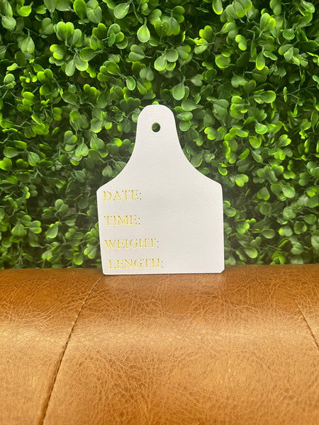 Birth Announcement Tag
