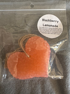 Mini Heart Car Freshie - Blackberry Lemonade