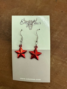 Red Star Dangles