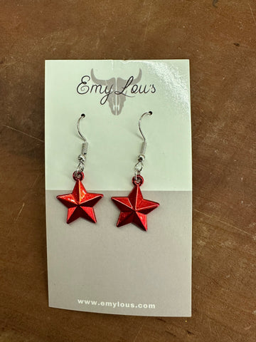 Red Star Dangles
