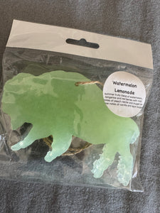 Green Buffalo Car Freshie- Watermelon Lemonade