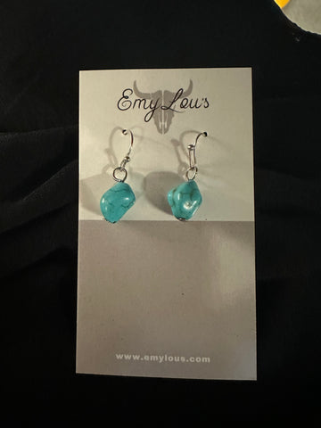 Ridgeland Naja Turquoise Cord Earrings