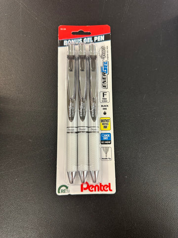Pentel Gel Pen 3 pack