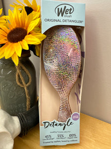 Wet Brush Pink Glitter Snake Skin