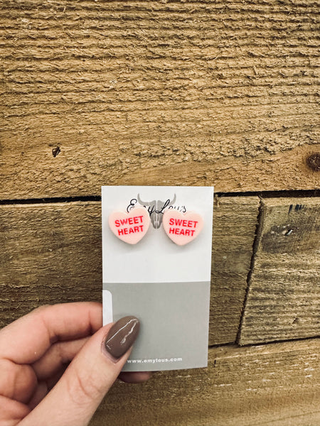 Conversation Heart Earrings