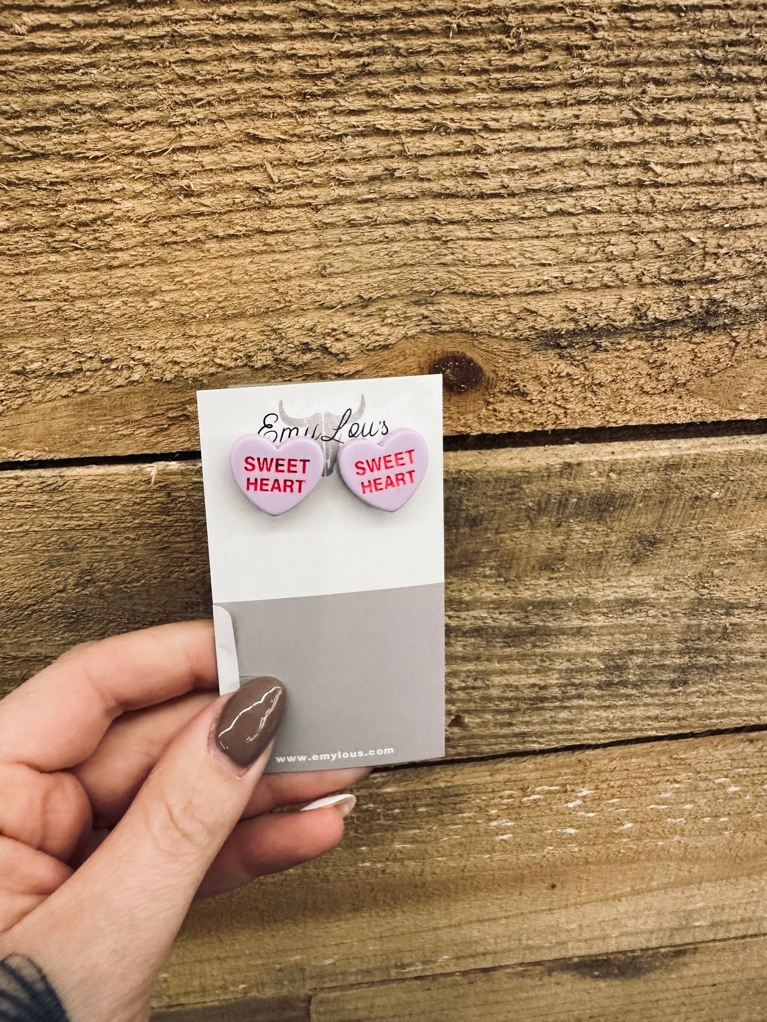 Conversation Heart Earrings
