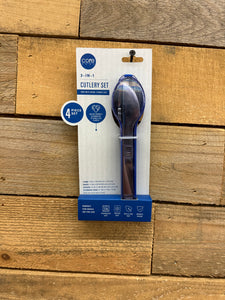 Core Home 3-in-1 Cutlery Set - Blue