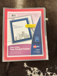 Flexi-View Two Pocket Folder
