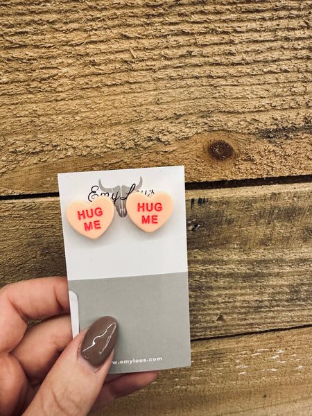 Conversation Heart Earrings