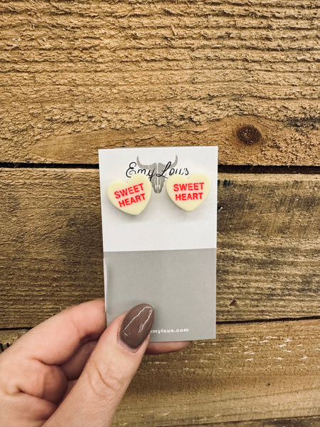 Conversation Heart Earrings