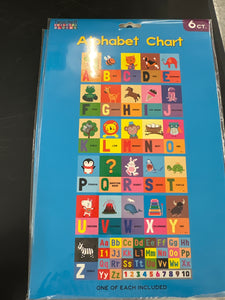 Alphabet Chart 6ct