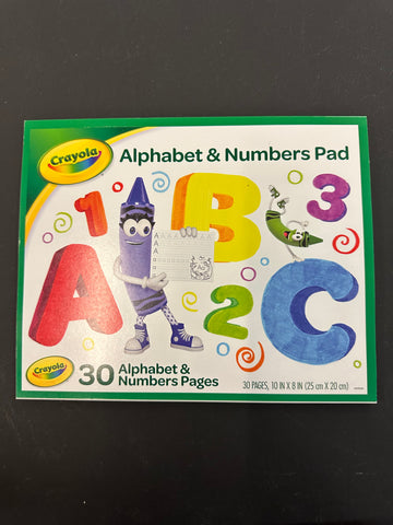 Alphabet & Numbers Pad