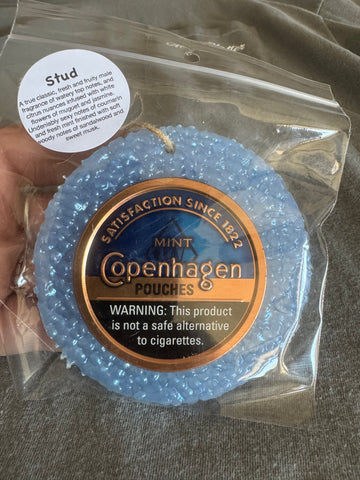 Copenhagen Car Freshie- Stud Light Blue
