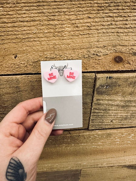 Conversation Heart Earrings