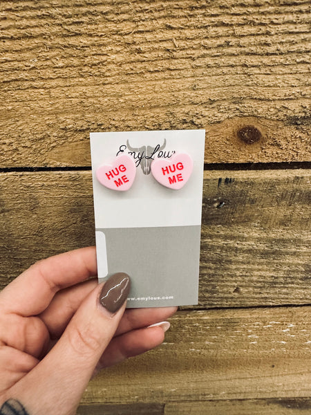 Conversation Heart Earrings