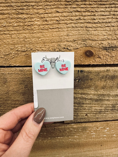 Conversation Heart Earrings