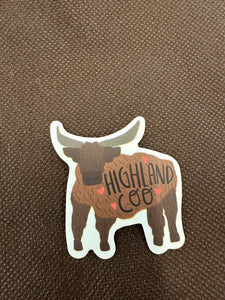 Highland Coo Sticker