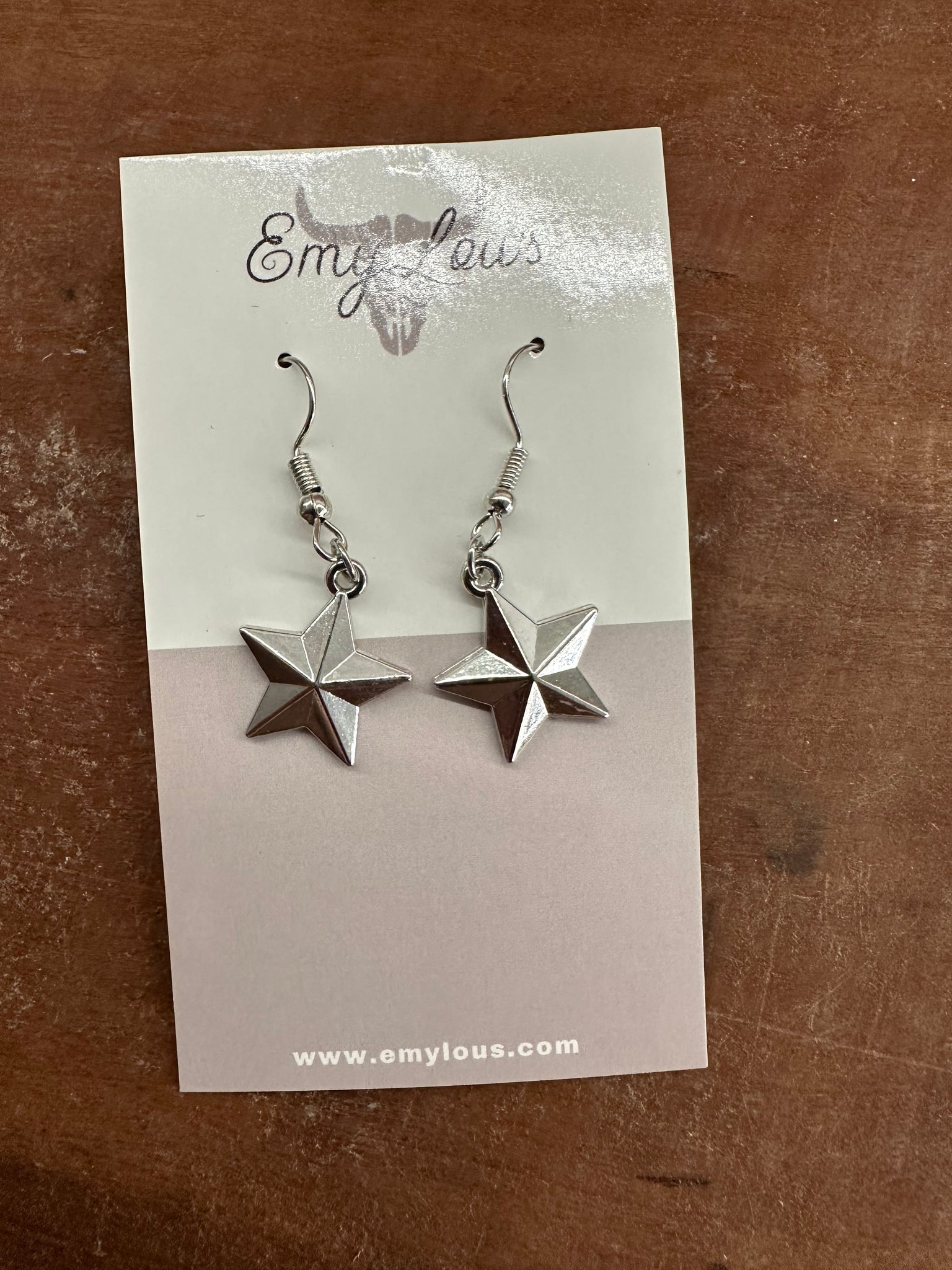 Silver Star Dangles