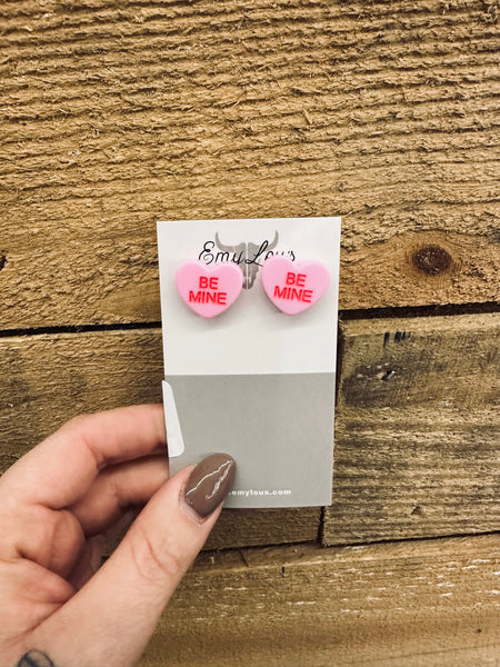 Conversation Heart Earrings
