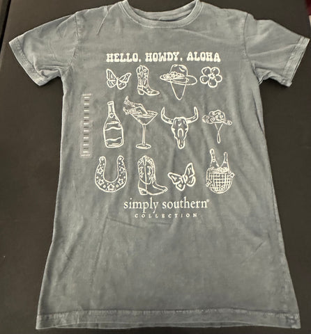 Simply Southern Hello, Howdy, Aloha Tee