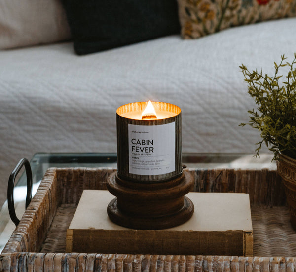 Pumpkin Bliss Wood Wick Rustic Farmhouse Soy Candle: 10oz
