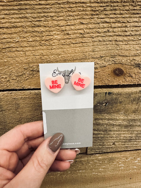 Conversation Heart Earrings