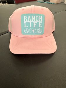 Ranch Life Pink Snapback Cap