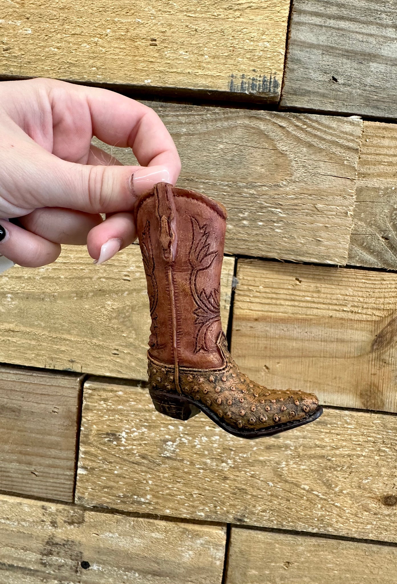 Brown Boot Ornament