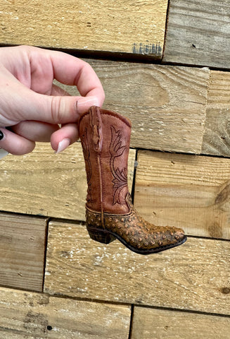 Brown Boot Ornament