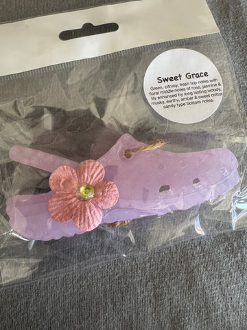 Purple Croc Car Freshie - Sweet Grace