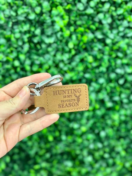 Men’s Leather Keychain