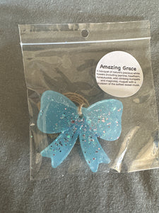 Mini Bow Car Freshie - Amazing Grace