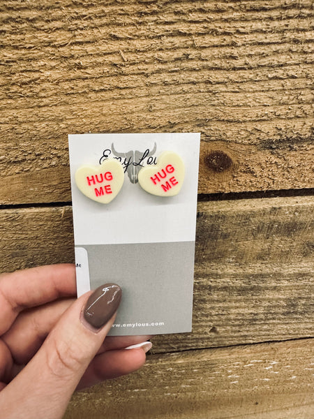 Conversation Heart Earrings