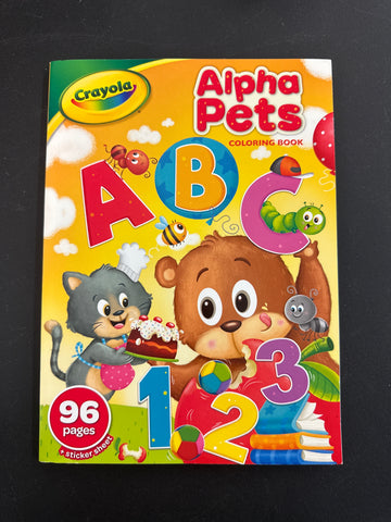 Crayola Coloring book - Alpha Pets