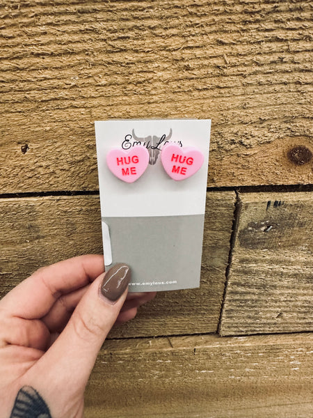 Conversation Heart Earrings
