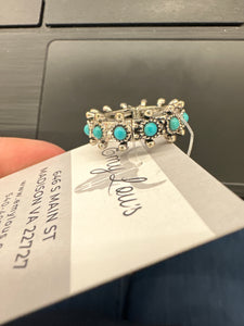 Sterling Silver and Turquoise Adjustable Ring