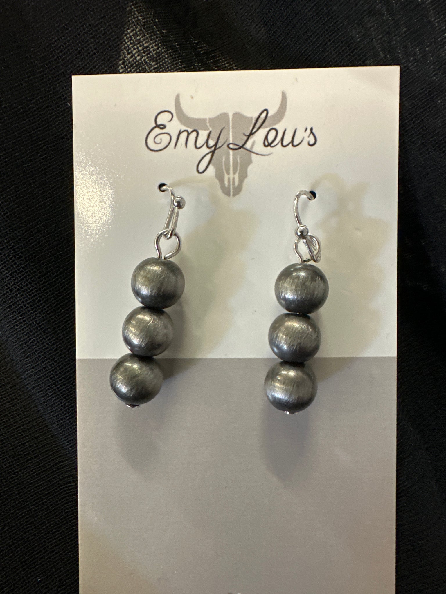 Navajo Tri Pearl Earrings