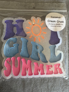 Hot Girl Summer Car Freshie- Coconut Cream Crush Purple & Pink
