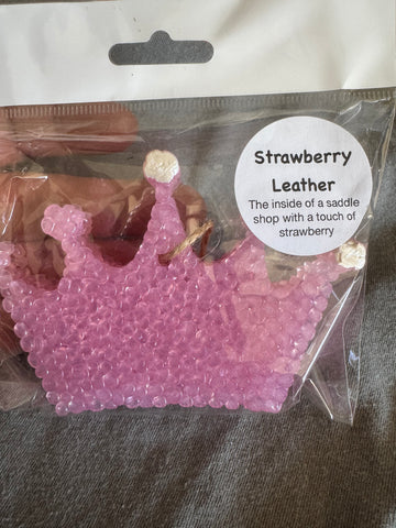 Crown Freshie- Stawberry Leather Pink