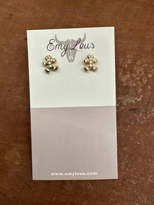 Gold Gingerbread Earrings