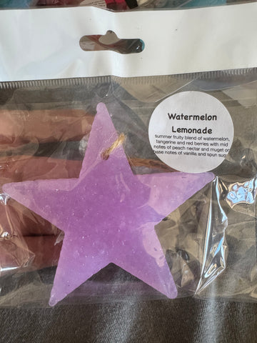Star Car Freshie - Watermelon Lemonade Purple